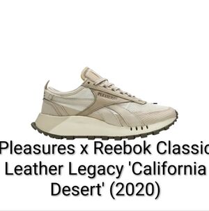 Pleasures x Reebok Classic Leather Legacy SE 'California Desert' M10.5 NWT W/Box